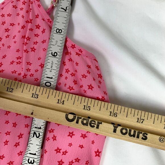 For Love & Lemons Twinkle Slip Mini Dress Pink S Spaghetti Straps Romantic - Picture 8 of 10